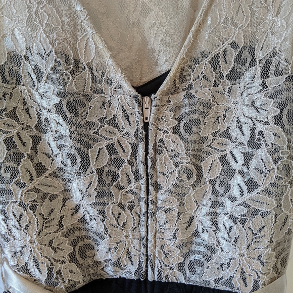 Semi formal lace and tule Le Chateau dress - Picture 6 of 7